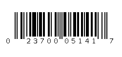 023700051417 Barcode