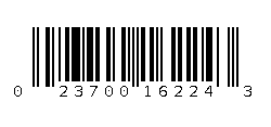 023700162243 Barcode