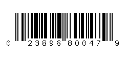 023896800479 Barcode