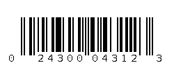 024300043123 Barcode