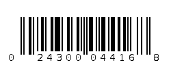 024300044168 Barcode