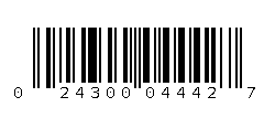024300044427 Barcode