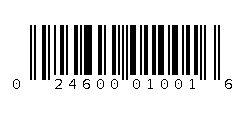 024600010016 Barcode