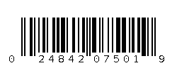 024842075019 Barcode