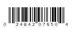 024842076504 Barcode