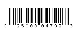 025000047923 Barcode