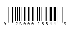 025000136443 Barcode
