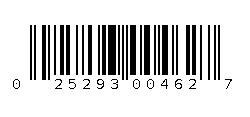 025293004627 Barcode