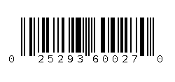 025293600270 Barcode