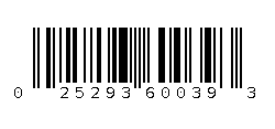 025293600393 Barcode