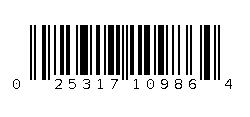 025317109864 Barcode
