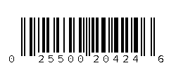 025500204246 Barcode