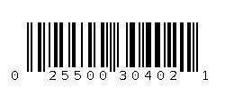 025500304021 Barcode