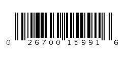 026700159916 Barcode