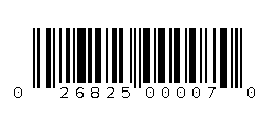 026825000070 Barcode
