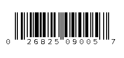 026825090057 Barcode