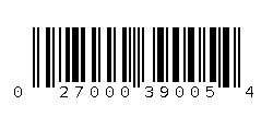 027000390054 Barcode