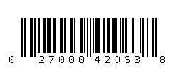 027000420638 Barcode