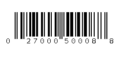 027000500088 Barcode