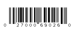 027000690260 Barcode
