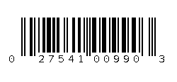 027541009903 Barcode