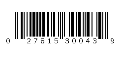 027815300439 Barcode