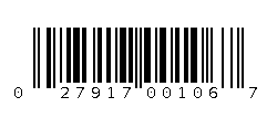027917001067 Barcode