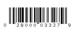 028000033279 Barcode