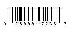 028000472535 Barcode
