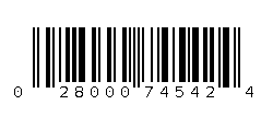 028000745424 Barcode