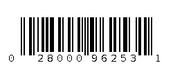 028000962531 Barcode