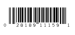 028189111591 Barcode