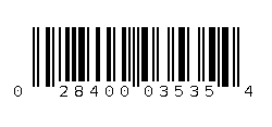 028400035354 Barcode