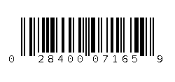 028400071659 Barcode
