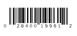 028400199612 Barcode