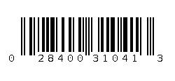 028400310413 Barcode