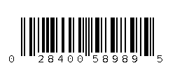 028400589895 Barcode