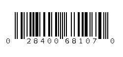 028400681070 Barcode