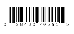 028400705615 Barcode