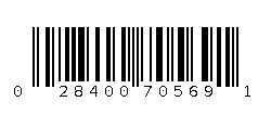 028400705691 Barcode