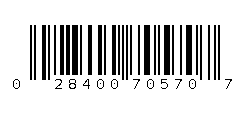 028400705707 Barcode