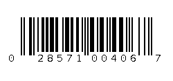 028571004067 Barcode