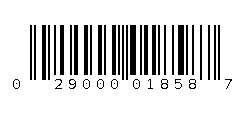 029000018587 Barcode