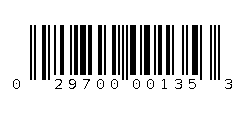 029700001353 Barcode