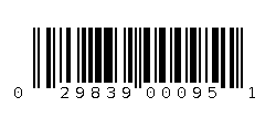 029839000951 Barcode