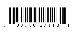 030000271131 Barcode