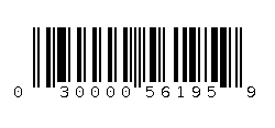 030000561959 Barcode
