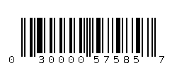 030000575857 Barcode