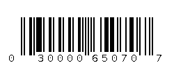 030000650707 Barcode