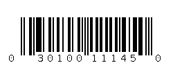 030100111450 Barcode